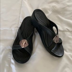 Crocs wedge sandals
